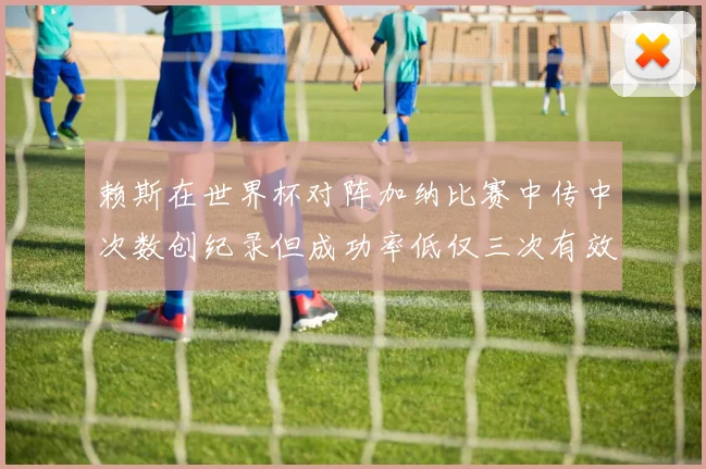 赖斯在世界杯对阵加纳比赛中传中次数创纪录但成功率低仅三次有效